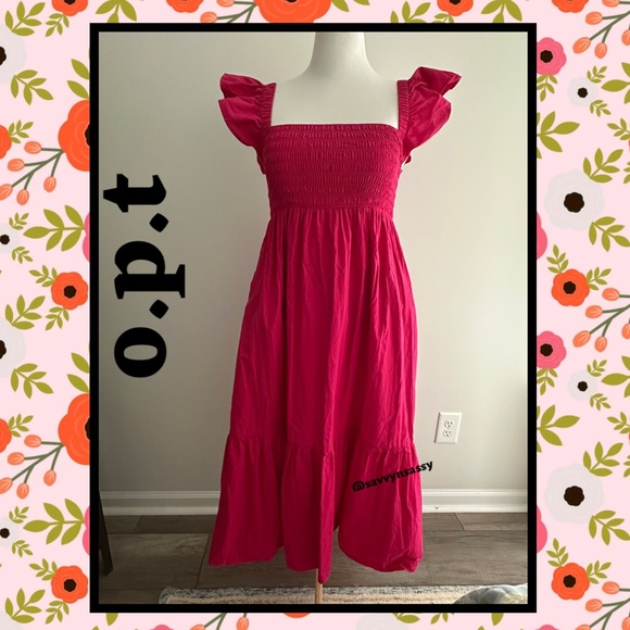 Pink Ruffled Dress - Picture 1 of 6